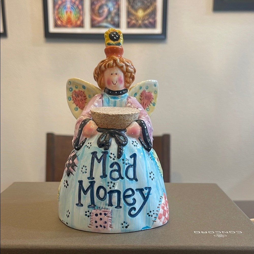 Mad Money Angel Figurine